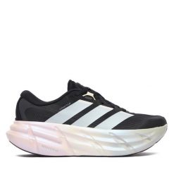 Buty do biegania adidas. Czarne obuwie sportowe Adidas, bez zapięcia, do biegania. Za 599.99 zł.