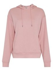 MOSS COPENHAGEN Bluza "Ima Q" w kolorze jasnoróżowym rozmiar: S/M. Różowe bluzy Moss Copenhagen, m, bez wzorów, z kapturem. Za 148.96 zł.