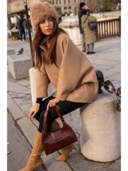 Maison héritage PARIS Skórzana torebka "Alina" w kolorze brązowym - 32 x 19 x 9 cm rozmiar: onesize. Brązowe torby na ramię Maison héritage PARIS, bez wzorów, z materiału, na ramię, bez dodatków. Za 282.99 zł.