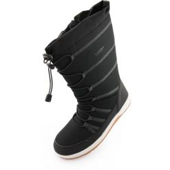 Zimowe buty Miza dla kobiet - Wodoodporne i ciepłe. Czarne trekkingi YOURGLOVES, z materiału, trekkingowe. Za 299.99 zł.