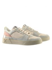 Högl Skórzane sneakersy "Macba Seven" w kolorze kremowym ze wzorem rozmiar: 39. Brązowe trampki Högl, bez wzorów, bez zapięcia. Za 390.92 zł.