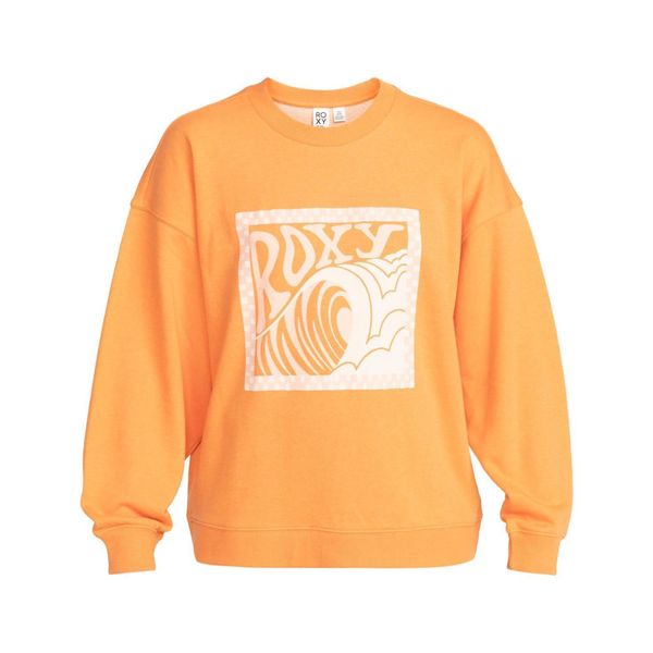 Bluza turystyczna damska Roxy Take Your Place. Brązowe bluzy Roxy, na zimę, bez wzorów, z bawełny, bez kaptura. Za 161.70 zł.