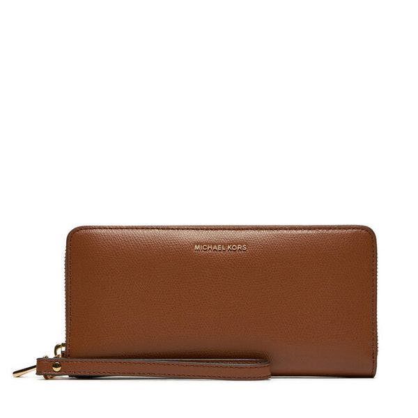 Portfel MICHAEL Michael Kors. Brązowe portfele MICHAEL Michael Kors, bez wzorów. Za 679.99 zł.