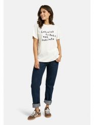 Smith & Soul Koszulka w kolorze kremowym rozmiar: L. Brązowe bluzki Smith & Soul, l, bez wzorów, z bawełny, bez kołnierzyka, bez ramiączek. Za 78.99 zł.