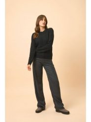 Just Cashmere Kaszmirowy sweter "Lynd" w kolorze czarnym rozmiar: M. Czarne swetry Just Cashmere, m, bez wzorów, z kaszmiru, bez ramiączek. Za 478.99 zł.