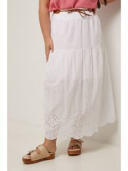 Curvy Lady Spódnica w kolorze białym rozmiar: 48/50. Białe spódnice Curvy Lady, na co dzień, bez wzorów, ze skóry, klasyczne, maxi, proste. Za 136.45 zł.