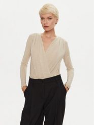 PINKO Body Calogero 104464 A29I Beżowy Regular Fit. Brązowe body Pinko, m, bez wzorów, z wiskozy. Za 359.99 zł.