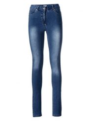 Heine Dżinsy - Skinny fit - w kolorze niebieskim rozmiar: W24. Niebieskie jeansy Heine, bez wzorów. Za 65.85 zł.