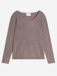 Perfect Cashmere Kaszmirowy sweter "Lindsay" w kolorze szarobrązowym rozmiar: M. Brązowe swetry Perfect Cashmere, m, bez wzorów, z kaszmiru, bez ramiączek. Za 347.99 zł.