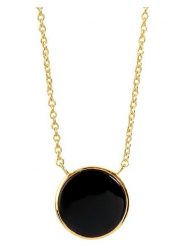 OR Carats Złoty naszyjnik z onyksem - dł. 40 cm rozmiar: onesize. Czarne naszyjniki OR Carats, z onyksem, złote. Za 978.99 zł.