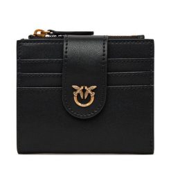 Mały Portfel Damski PINKO. Czarne portfele Pinko, bez wzorów. Za 499.99 zł.