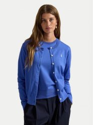 Polo Ralph Lauren Kardigan 211971871500 Niebieski Regular Fit. Niebieskie kardigany Polo Ralph Lauren, xxl, bez wzorów, z bawełny. Za 859.99 zł.