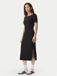 Adidas Sukienka codzienna Adidas Kit Small Logo Rib Dress KF2434 Czarny Slim Fit. Czarne sukienki Adidas, na co dzień, s, bez wzorów, z bawełny, bez kołnierzyka, bez ramiączek, proste. Za 259.99 zł.