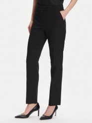 Luisa Spagnoli Spodnie materiałowe Otre 542530 Czarny Regular Fit. Czarne spodnie materiałowe LUISA SPAGNOLI, bez wzorów, z materiału. Za 1,239.00 zł.