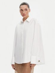 Herskind Koszula 5598202 Biały Regular Fit. Białe koszule Herskind, l, bez wzorów, z bawełny, bez kołnierzyka, bez ramiączek. Za 549.99 zł.