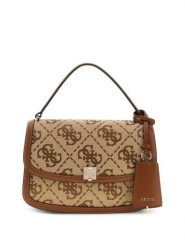 Guess Torebka 182665 Brązowy. Brązowe listonoszki Guess, z aplikacjami, bez dodatków. Za 584.99 zł.