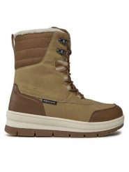 Alpine Pro Śniegowce Koba LBTB486010PL Beżowy. Brązowe trapery i śniegowce Alpine Pro, ze skóry. Za 469.99 zł.