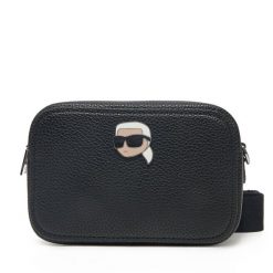 Torebka KARL LAGERFELD. Czarne listonoszki KARL LAGERFELD, bez wzorów, bez dodatków. Za 579.99 zł.