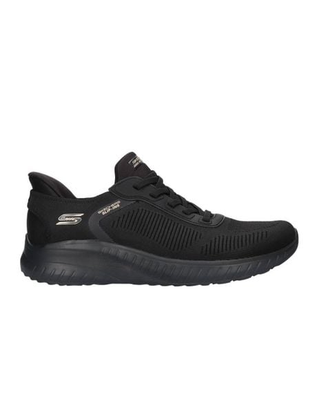 Buty do chodzenia damskie Skechers Bob Squad. Czarne trekkingi Skechers, z gumy, trekkingowe. Za 439.99 zł.