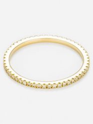 ATELIER DU DIAMANT Złoty pierścionek "Belle Alliance Tour Complet" z diamentami rozmiar: 50. Żółte pierścionki ATELIER DU DIAMANT, z diamentem, złote. Za 1,130.99 zł.