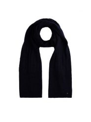 Tommy Hilfiger Szalik Flag Fluffy AW0AW17787 Granatowy. Niebieskie rękawiczki TOMMY HILFIGER, bez wzorów, z materiału. Za 259.99 zł.