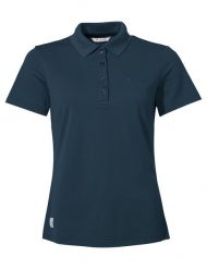 Polo damskie VAUDE Essential. Niebieskie koszulki polo Vaude, na lato, s, bez wzorów, z dzianiny, bez kołnierzyka, bez ramiączek. Za 296.60 zł.