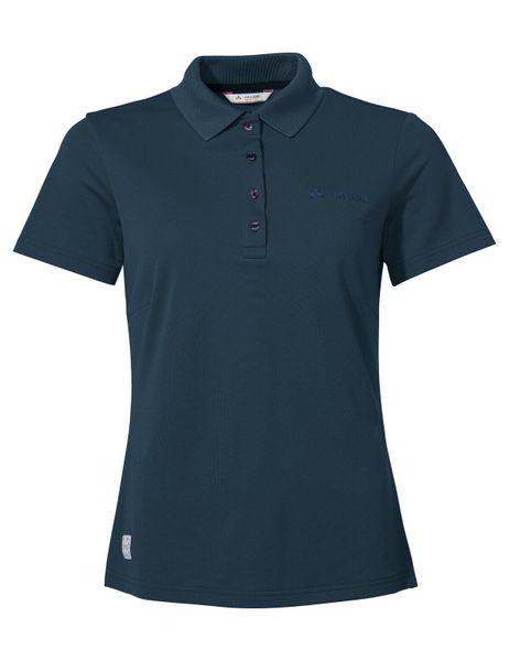 Polo damskie VAUDE Essential. Niebieskie koszulki polo Vaude, na lato, s, bez wzorów, z dzianiny, bez kołnierzyka, bez ramiączek. Za 259.00 zł.