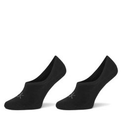 Stopki Calvin Klein. Czarne skarpety Calvin Klein, bez wzorów. Za 49.99 zł.