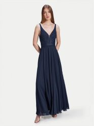 Swing Sukienka wieczorowa 5AH005HK Granatowy Slim Fit. Niebieskie sukienki Hey Kyla, bez wzorów, z syntetyku, wizytowe, bez kołnierzyka, bez ramiączek. Za 609.99 zł.