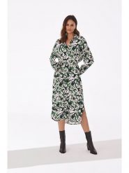 TATUUM Sukienka ze wzorem rozmiar: 36. Sukienki Tatuum, bez wzorów, z wiskozy, bez kołnierzyka, bez ramiączek, midi. Za 105.14 zł.