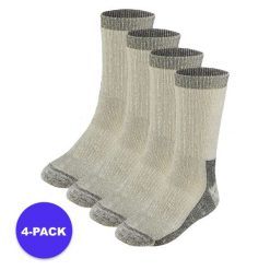 Skarpety unisex Heavy Tracking Wełna Merino 4 pary. Szare skarpety XTREME, bez wzorów, z elastanu. Za 313.29 zł.