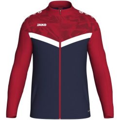 Poliestrowa bluza dresowa Jako Iconic. Czerwone bluzy JAKO, xl, bez wzorów, z dresówki, z kapturem. Za 325.00 zł.