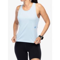 Koszulka do biegania damska Ciele DLYSinglet. Niebieskie bluzki Ciele Athletics, bez wzorów, bez kołnierzyka, bez ramiączek. Za 167.99 zł.