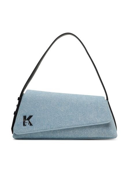 Karl Lagerfeld Jeans Torebka B2W30134 Niebieski. Niebieskie torebki klasyczne Karl Lagerfeld Jeans, bez wzorów, z jeansu, bez dodatków. Za 434.99 zł.