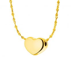 Naszyjnik ze stali szlachetnej - serce. Naszyjniki Elixa, ze stali. Za 129.00 zł.