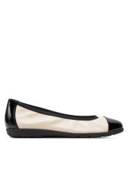 Caprice Baleriny 9-22152-42 Beżowy. Brązowe baleriny Caprice, bez wzorów, ze skóry, bez obcasa. Za 155.99 zł.