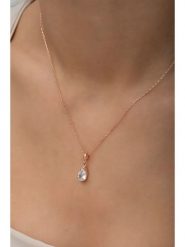 Heliophilia Srebrny naszyjnik z zawieszką rozmiar: onesize. Szare naszyjniki Heliophilia, z cyrkonią, srebrne. Za 56.99 zł.