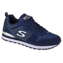 Buty do chodzenia damskie Skechers OG 85. Niebieskie obuwie sportowe Skechers, z materiału, bez zapięcia, trekkingowe, Skechers Sport. Za 286.00 zł.