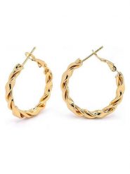 MOODE Kolczyki-kreole "Esmeralda" rozmiar: onesize. Żółte kolczyki MOODE, ze stali. Za 97.28 zł.