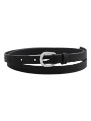 TATUUM Skórzany pasek w kolorze czarnym rozmiar: L/XL. Czarne paski Tatuum, bez wzorów, z materiału. Za 65.95 zł.