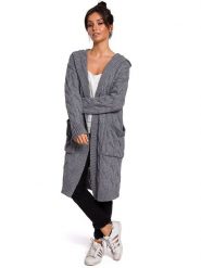 Be Wear Kardigan w kolorze szarym rozmiar: L/XL. Szare kardigany Be Wear, l, bez wzorów, ze splotem. Za 258.95 zł.