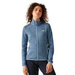 Bluza Polarowa Damska Melanżowy Pełen Suwak Newhill. Białe bluzy Regatta, na zimę, m, bez wzorów, z dzianiny, bez kaptura. Za 65.99 zł.