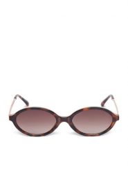 JENNY Okulary przeciwsłoneczne 4WF-015-SS25 Brązowy. Brązowe okulary przeciwsłoneczne Jenny, bez wzorów, z tworzywa sztucznego. Za 49.99 zł.