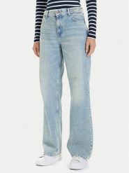 Mustang Jeansy Madison 1016929 Niebieski Wide Fit. Niebieskie jeansy Mustang, bez wzorów. Za 439.99 zł.
