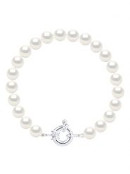 Mitzuko Bransoletka perłowa w kolorze białym rozmiar: onesize. Białe bransoletki Mitzuko, z perłą, srebrne. Za 347.99 zł.