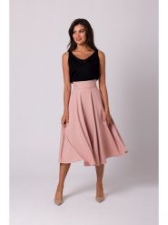 Be Wear Spódnica w kolorze jasnoróżowym rozmiar: XXL. Różowe spódnice Be Wear, xxl, bez wzorów, midi, rozkloszowane. Za 169.45 zł.