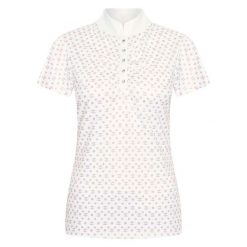 Damska koszulka do jazdy konnej Imperial Riding Roxy AOP. Białe bluzki IMPERIAL RIDING, bez wzorów, sportowe, bez kołnierzyka, bez ramiączek. Za 191.00 zł.