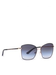Guess Okulary przeciwsłoneczne GU00149 Czarny. Czarne okulary przeciwsłoneczne Guess, z aplikacjami, z tworzywa sztucznego. Za 299.99 zł.