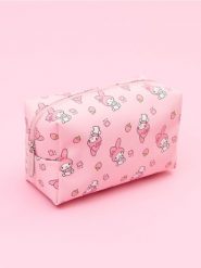 Kosmetyczka My Melody - różowy. Czerwone kufry i kosmetyczki Sinsay, bez wzorów, bez dodatków. Za 15.99 zł.