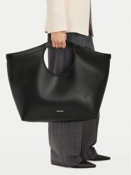 GINO ROSSI Torebka C-ISSOTA-LOA9472 Czarny. Czarne shopper Gino Rossi, bez wzorów, ze skóry, bez dodatków. Za 299.99 zł.